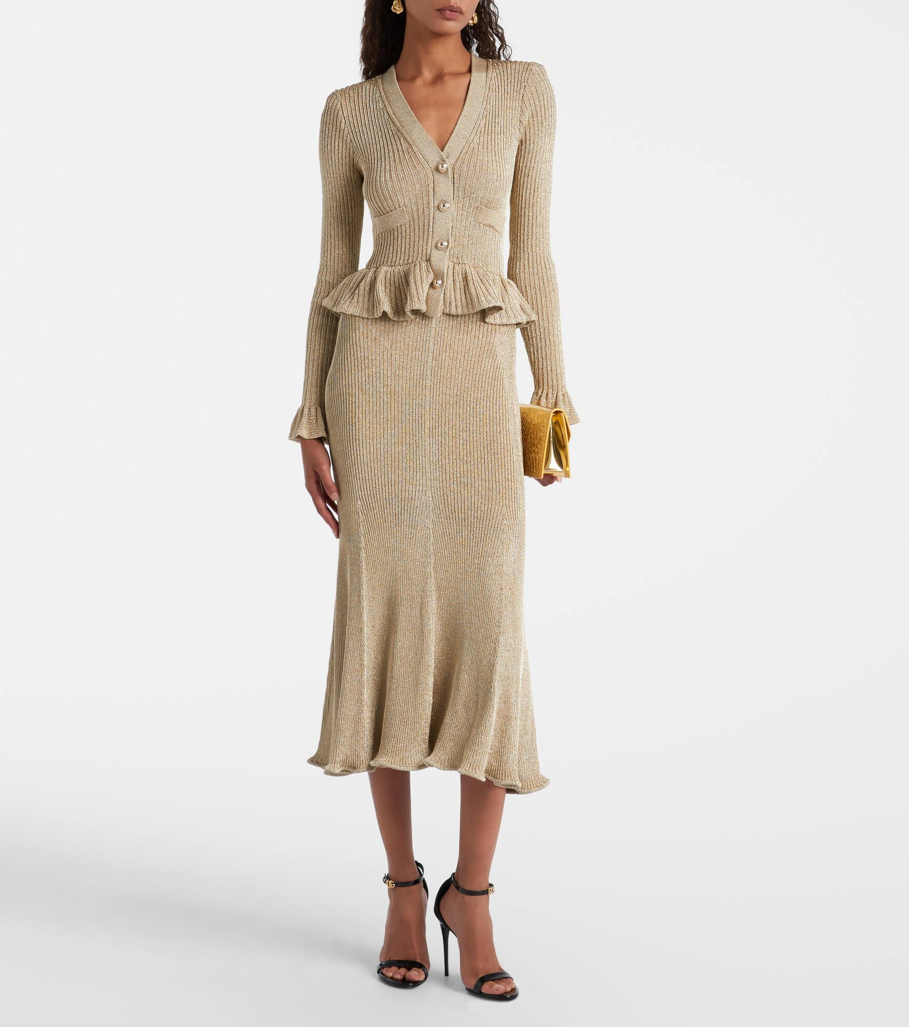 Lamé maxi dress - 2