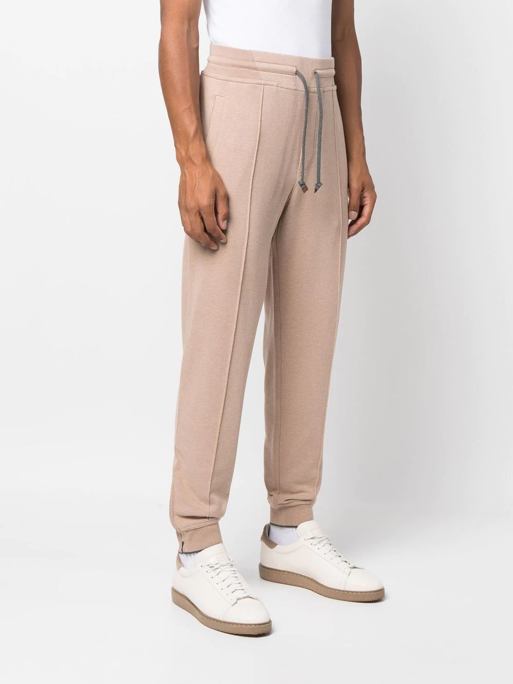 drawstring-waist track pants - 3