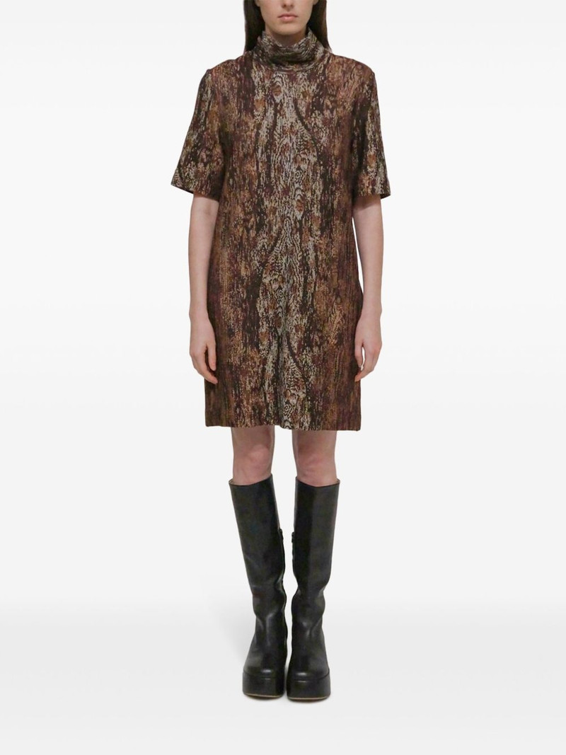 ROSETTA GETTY mock-neck shift dress outlook