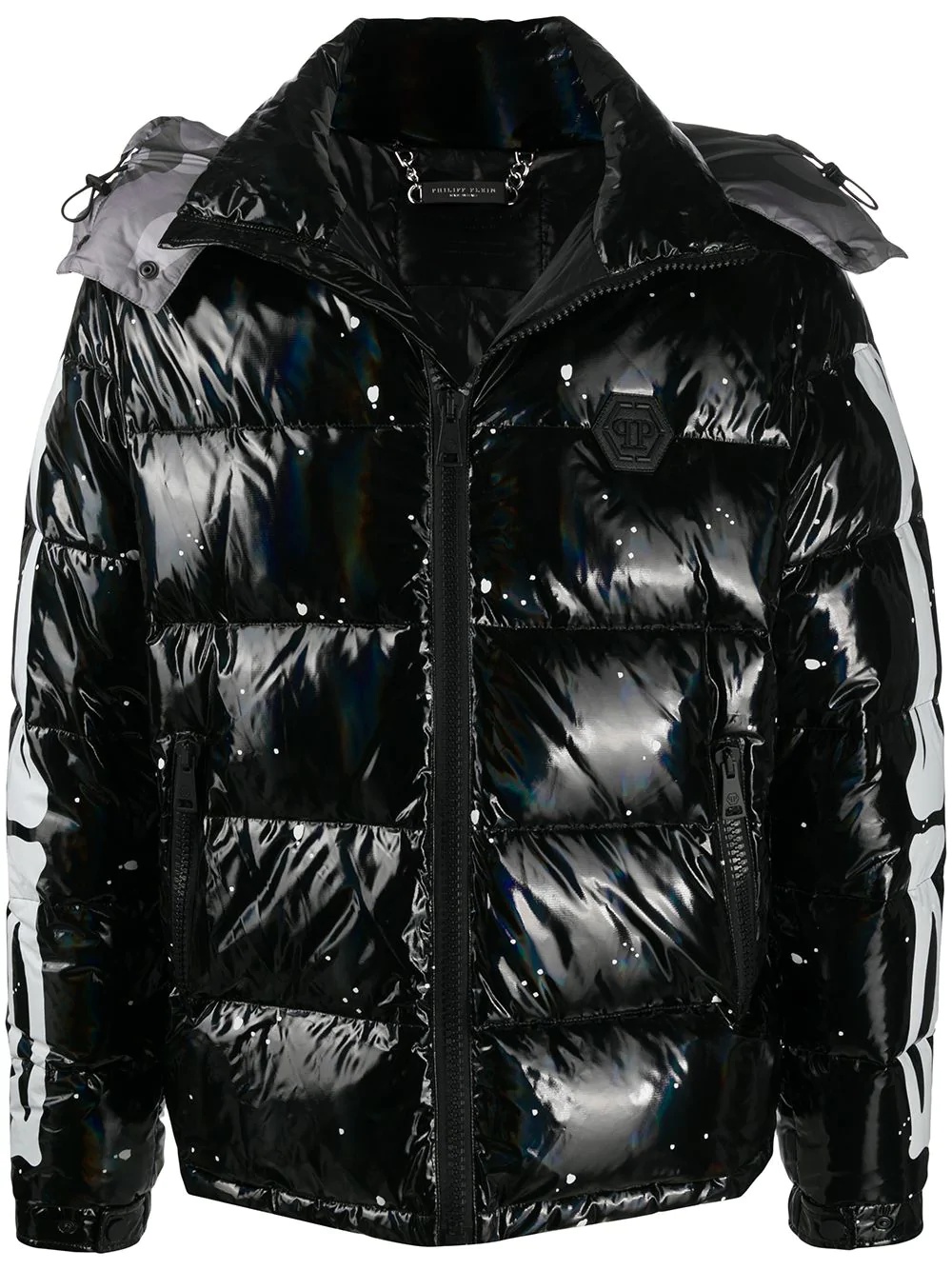 Skeleton puffer coat - 1