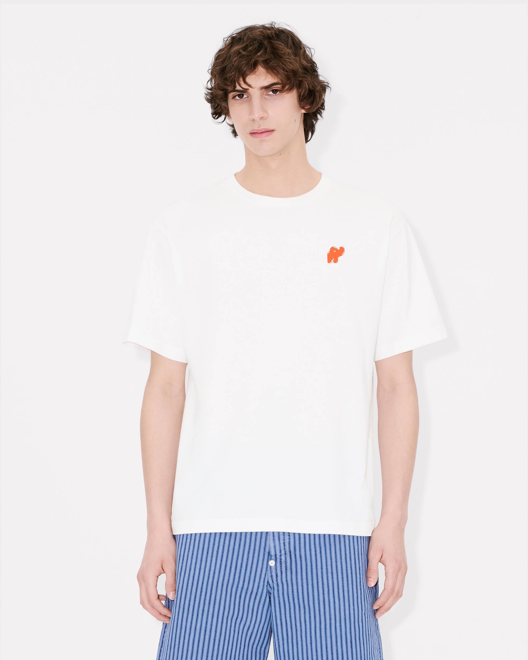 'KENZO Elephant Logo' oversized T-shirt in cotton - 3