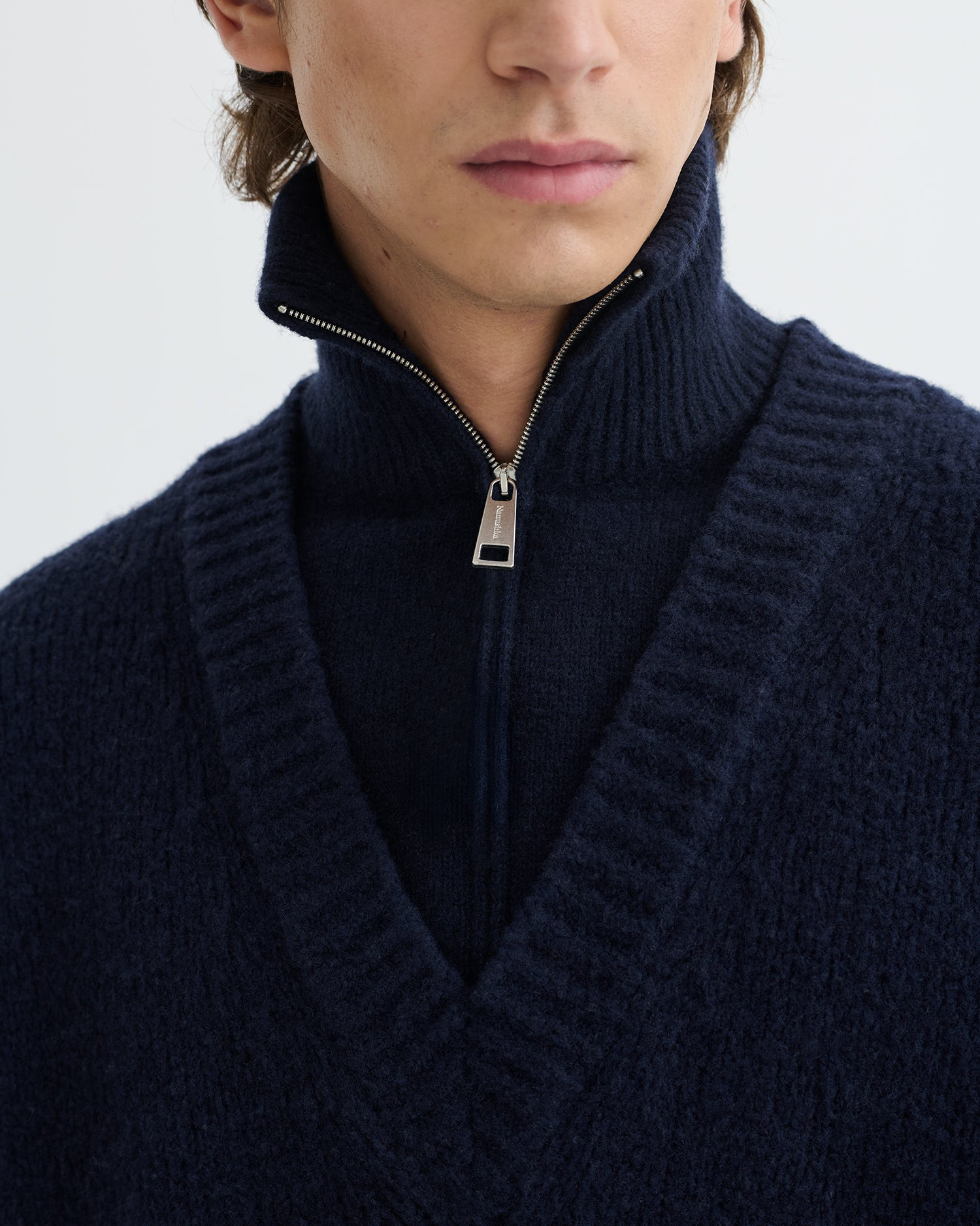 Contrast Brushed Merino Sweater - 6