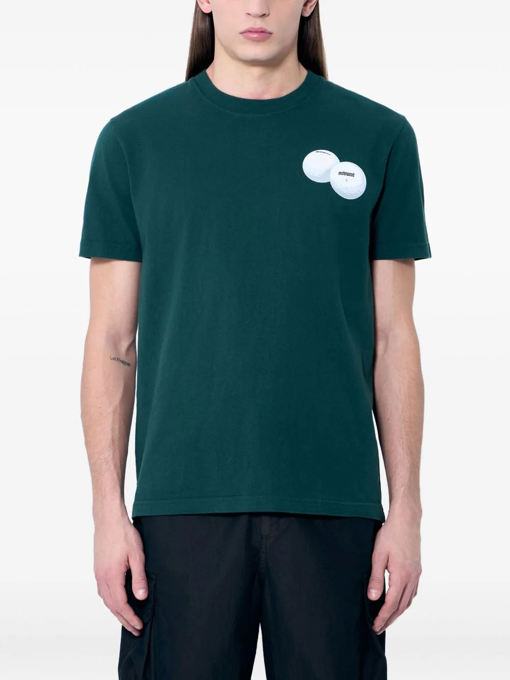 graphic-print crew neck T-shirt - 1