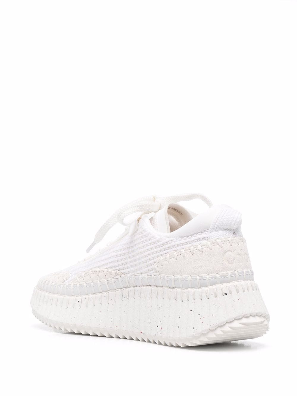 chunky lace-up trainers - 3