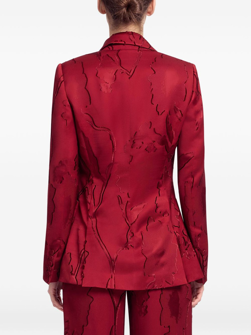 jacquard double-breasted blazer 5