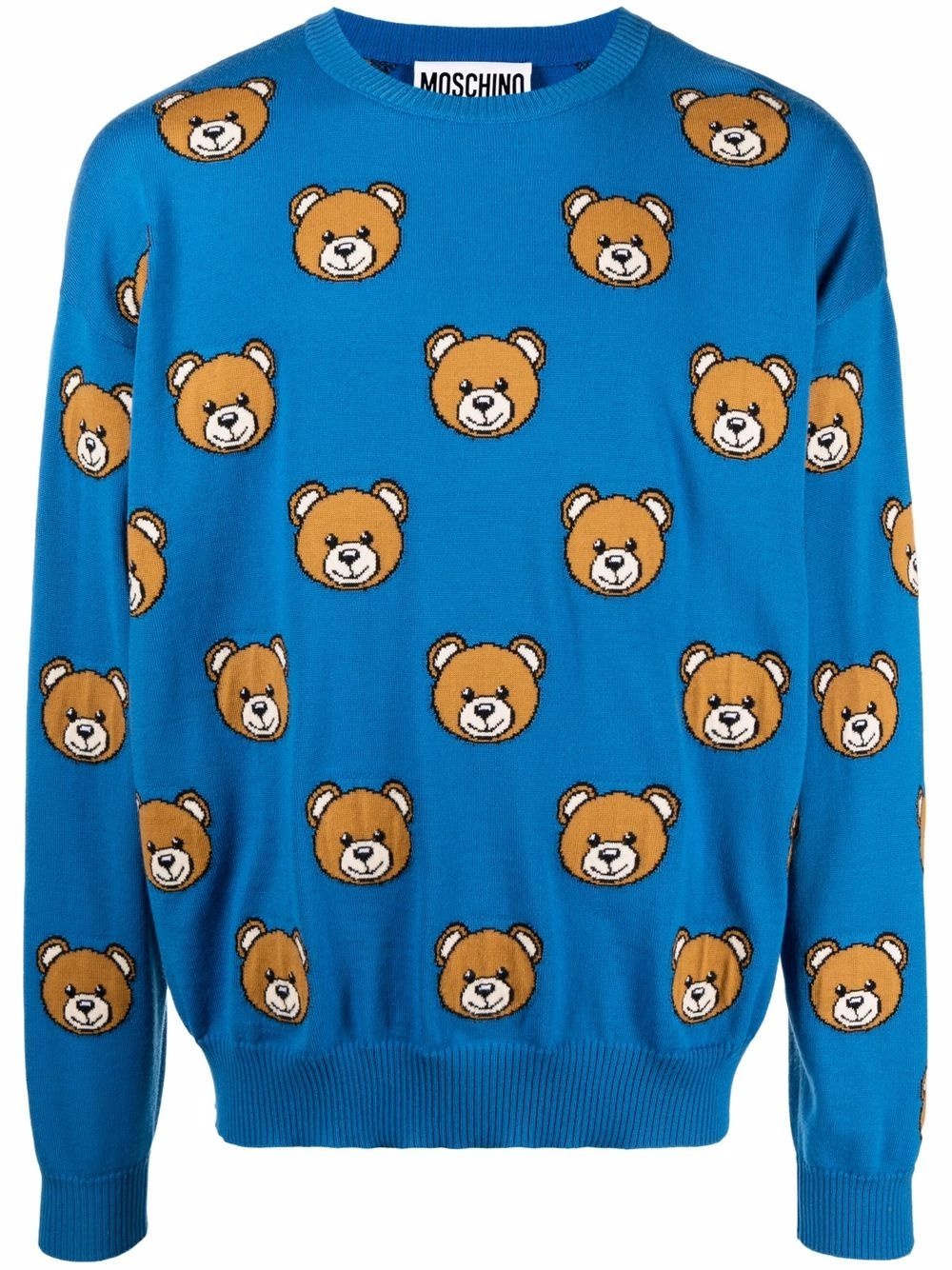 Teddy intarsia-knit jumper - 1