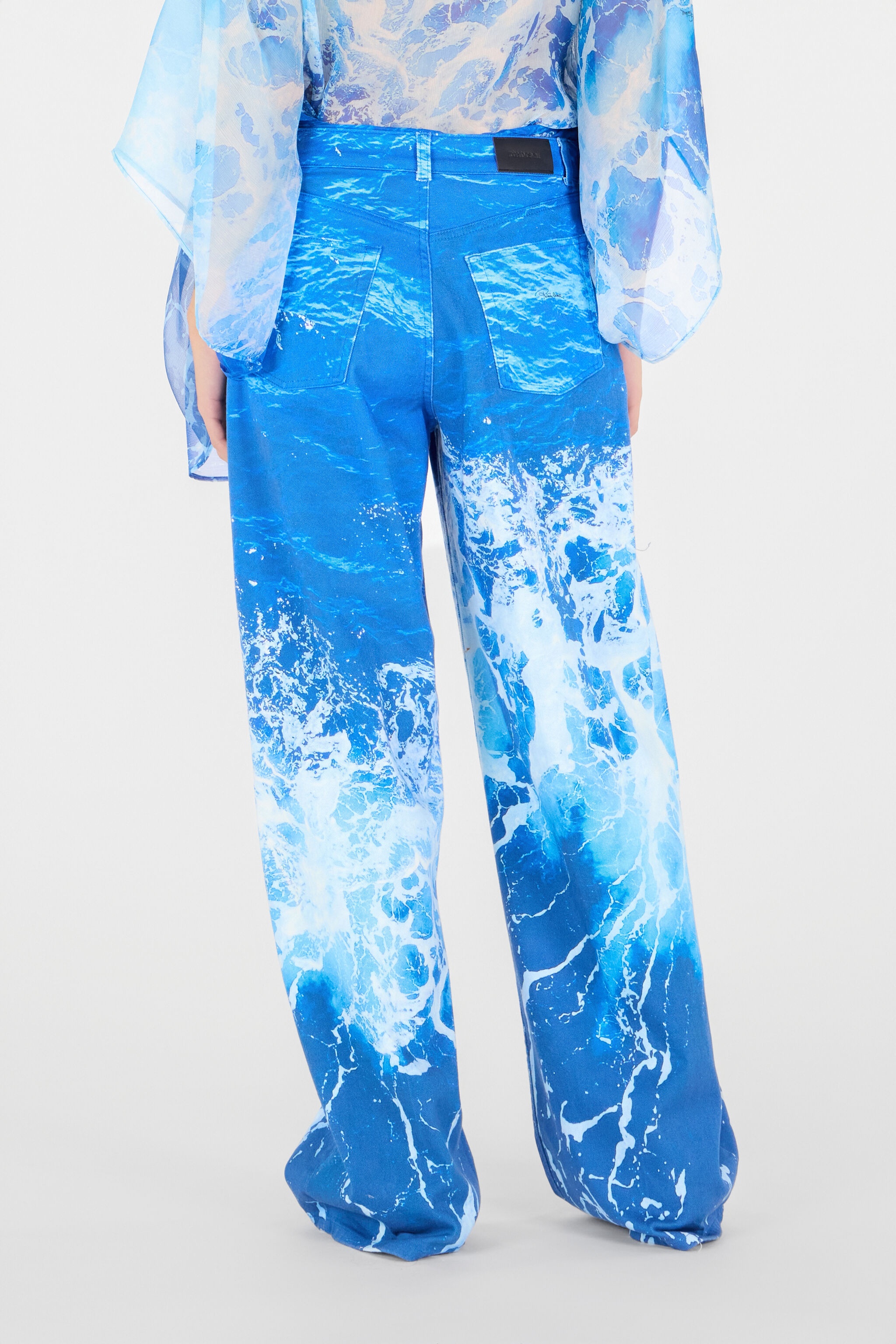 Stretto di Messina Print Jeans - 4