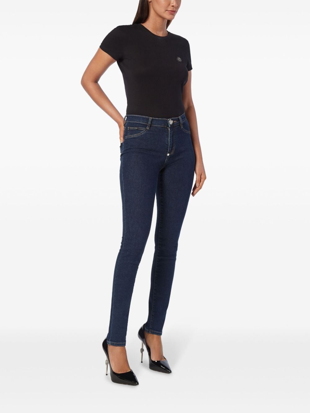 high waisted jegging trousers - 2