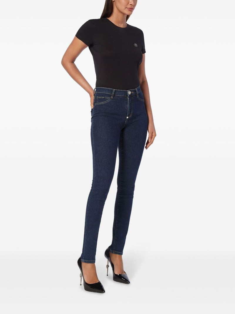 PHILIPP PLEIN high waisted jegging trousers outlook