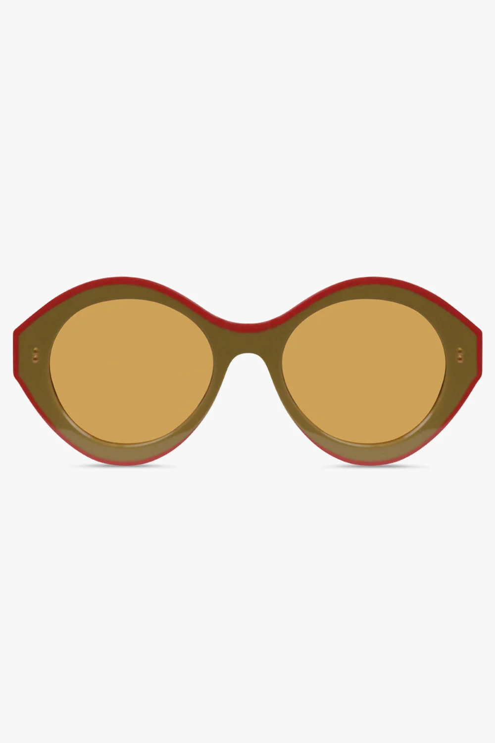 JWA07 BUMPER SUNGLASSES | KHAKI/BORDEAUX - 1