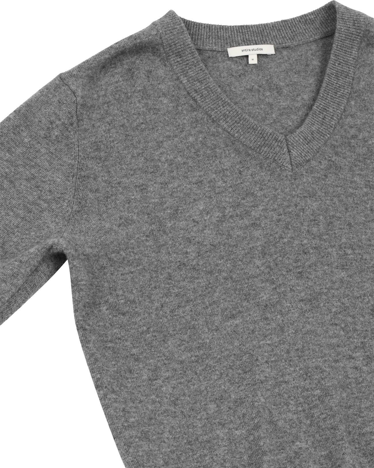 KNIT V-NECK CONCRETE - 8