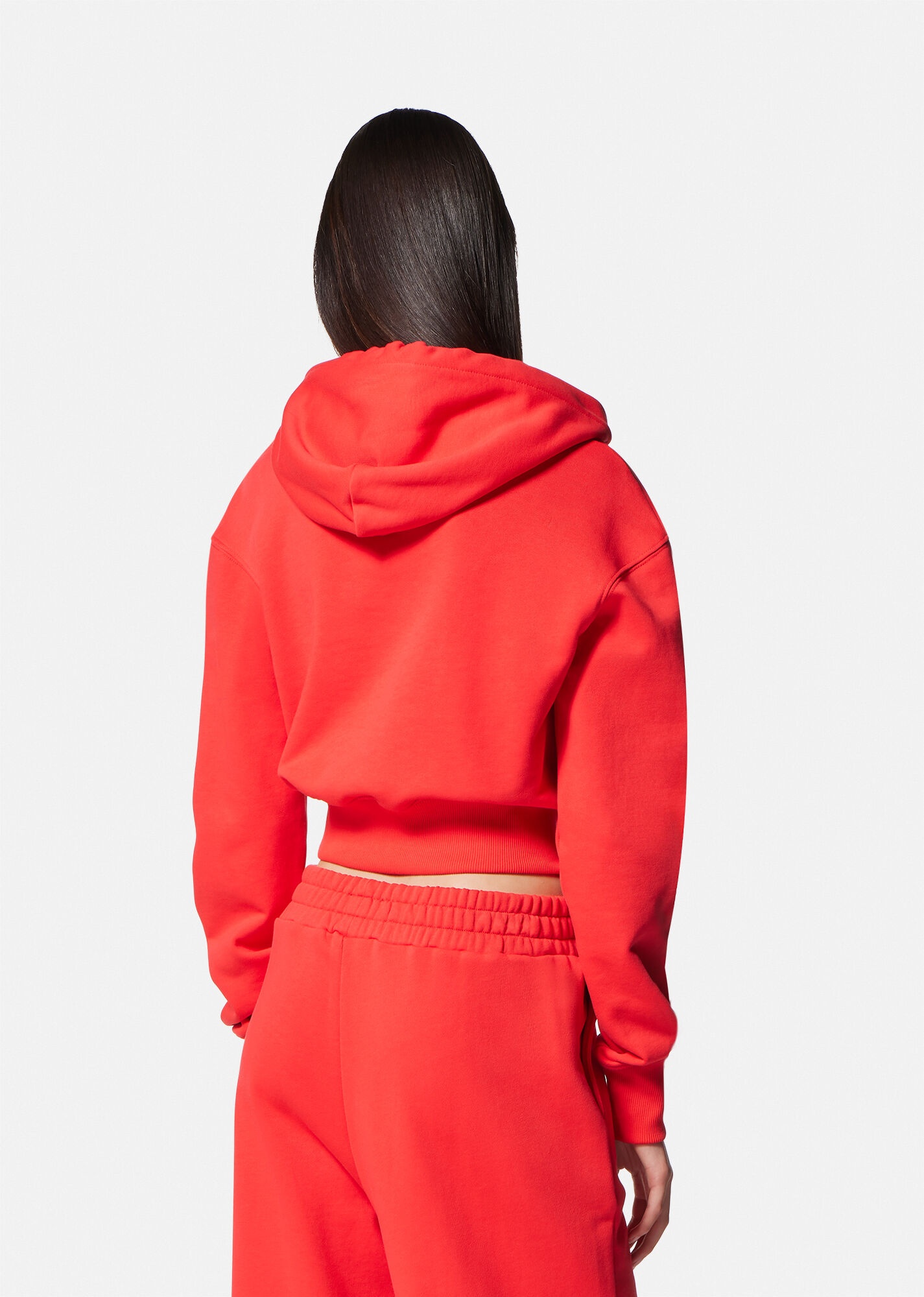 Roses Logo Crop Hoodie - 4