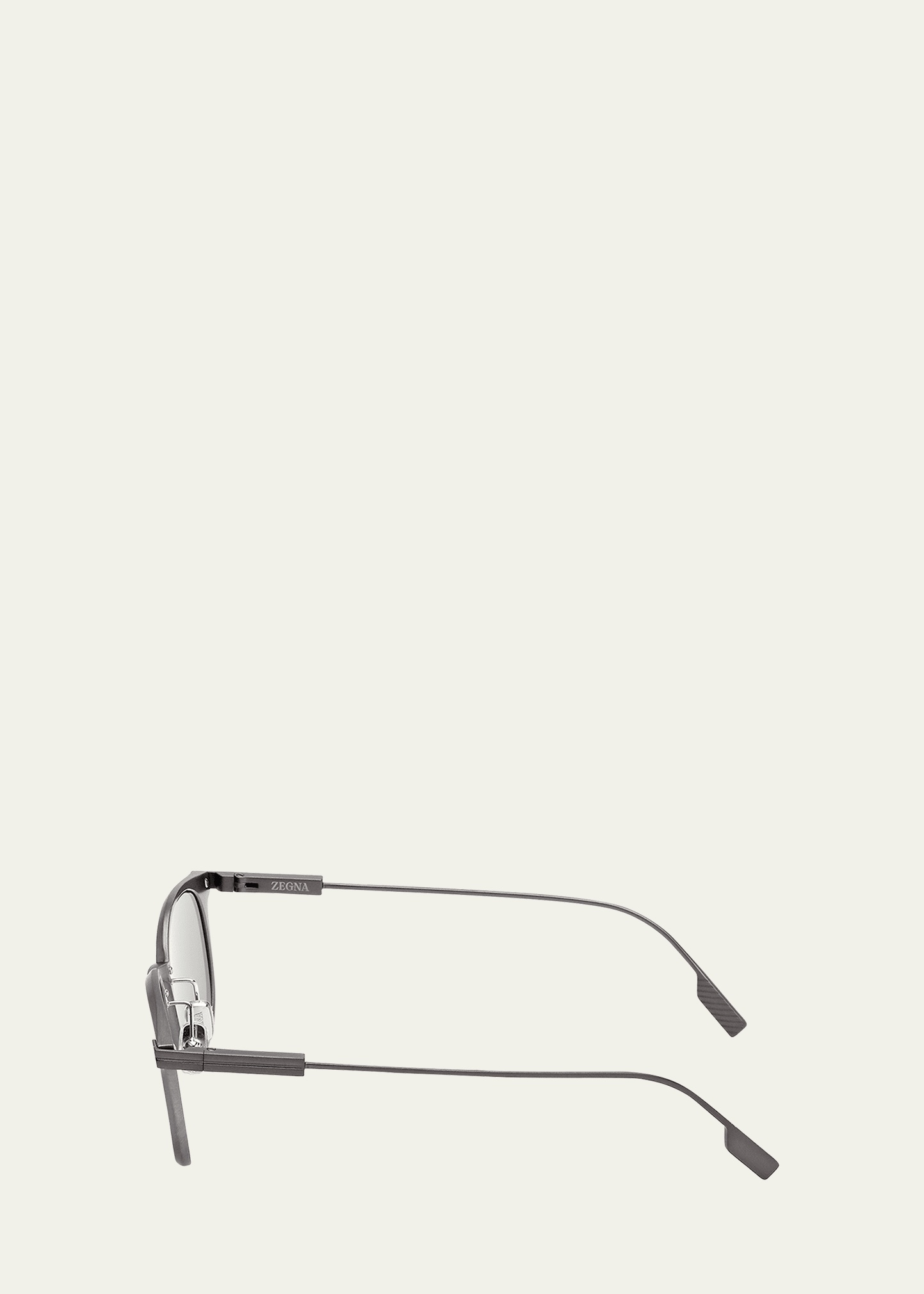 Men's Round Metal Sunglasses - 4