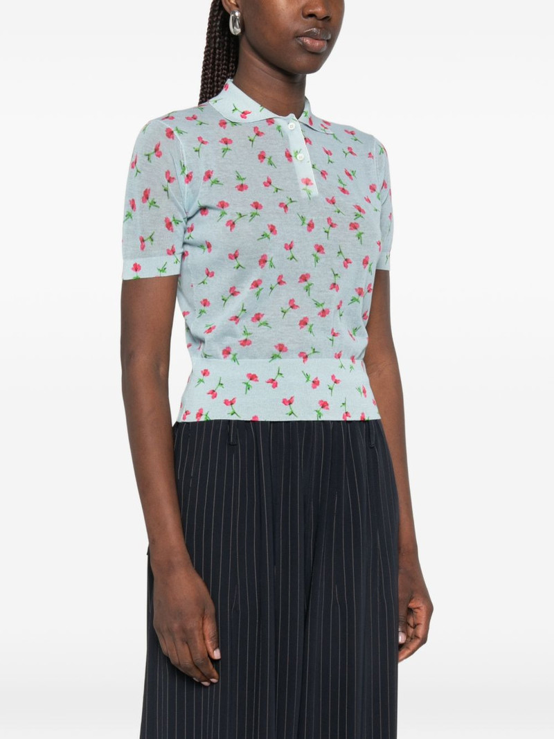 floral polo top 3