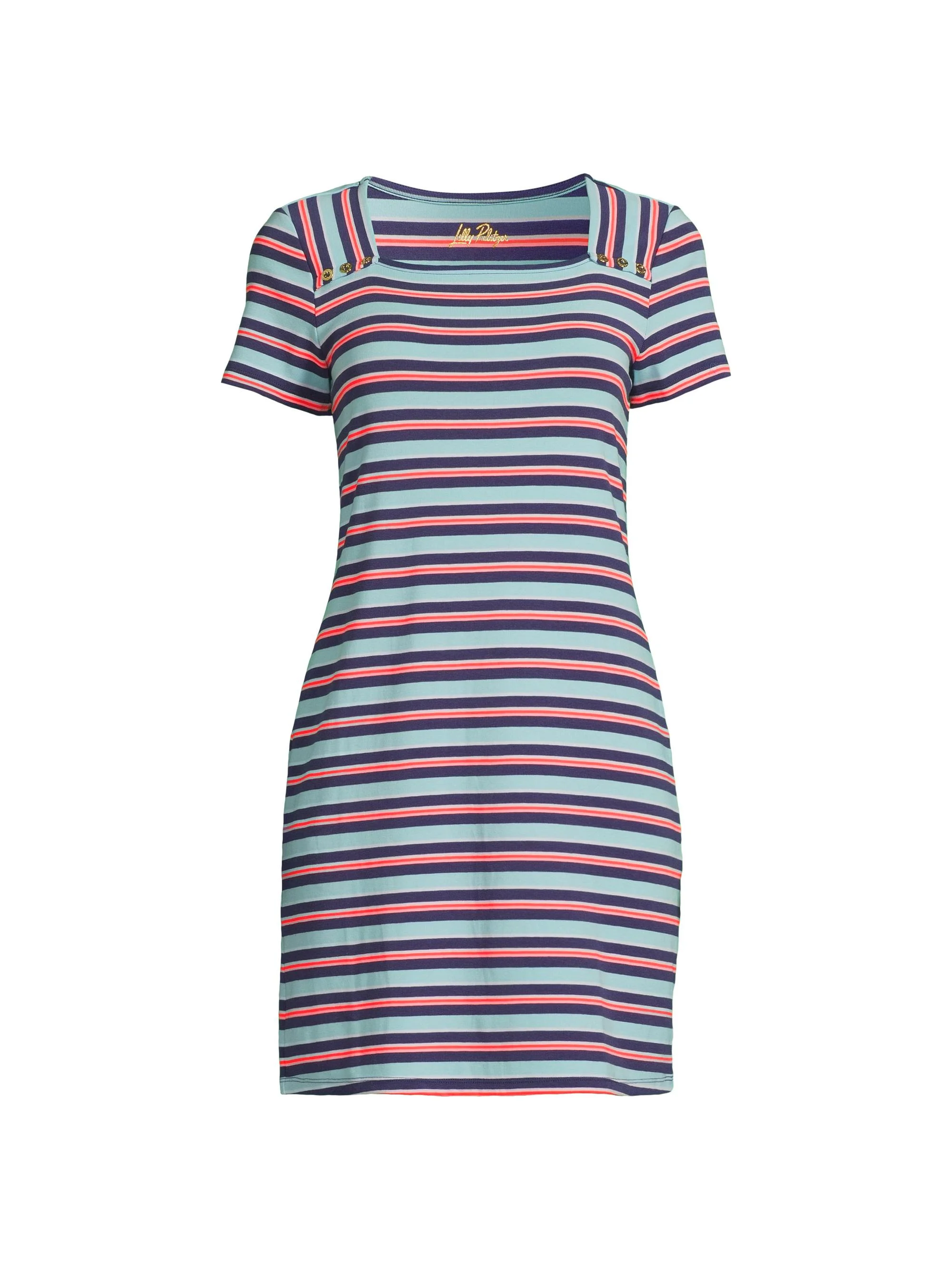 Women's Beaty Striped Cotton-Blend Minidress - Multi Firecracker Yarn Dye - 1