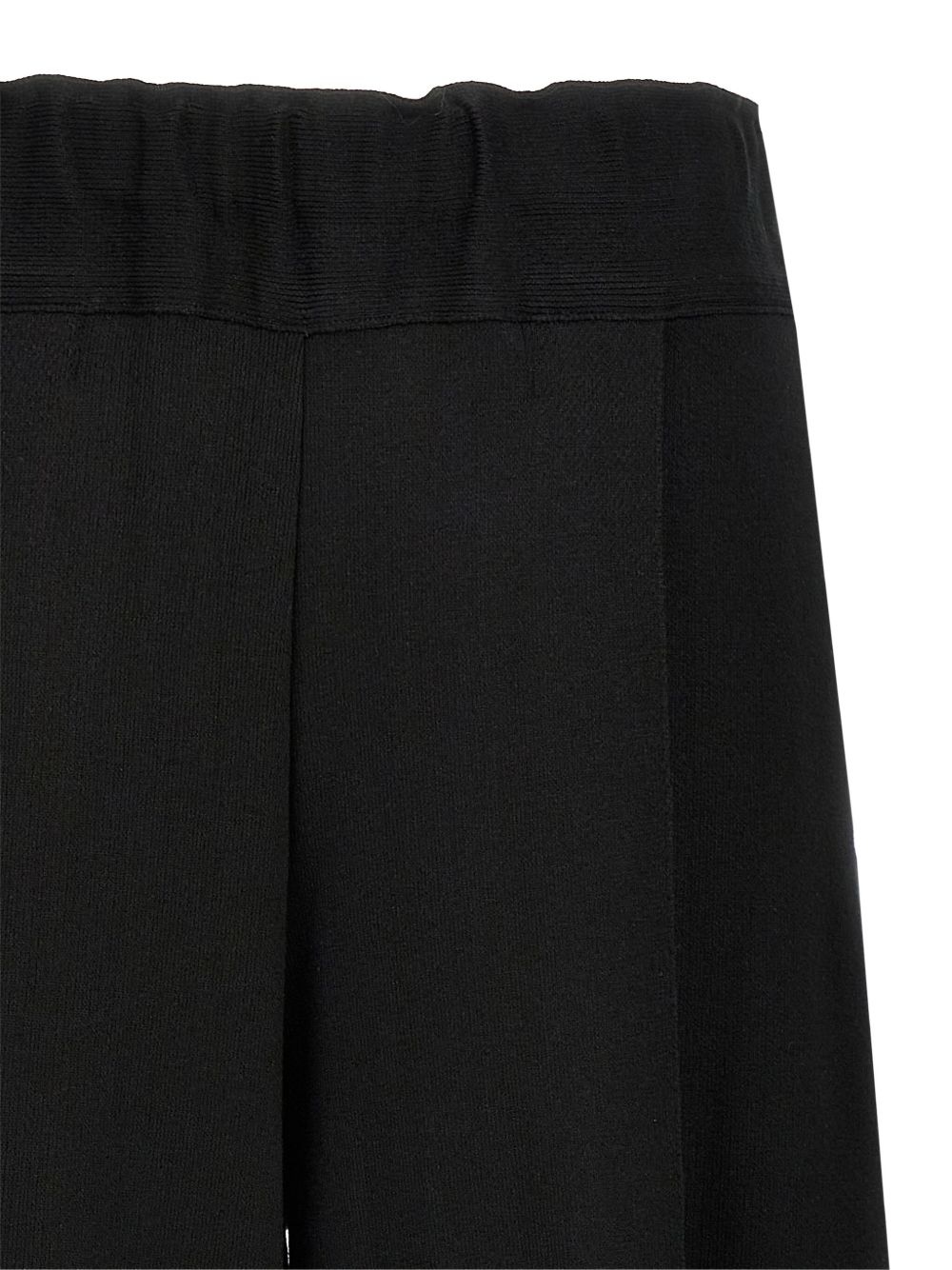 pleated elastic-waistband trousers - 3
