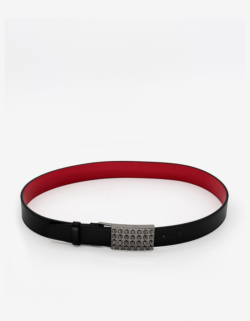 Christian Louboutin Christian Louboutin Black Funky Belt 35mm outlook