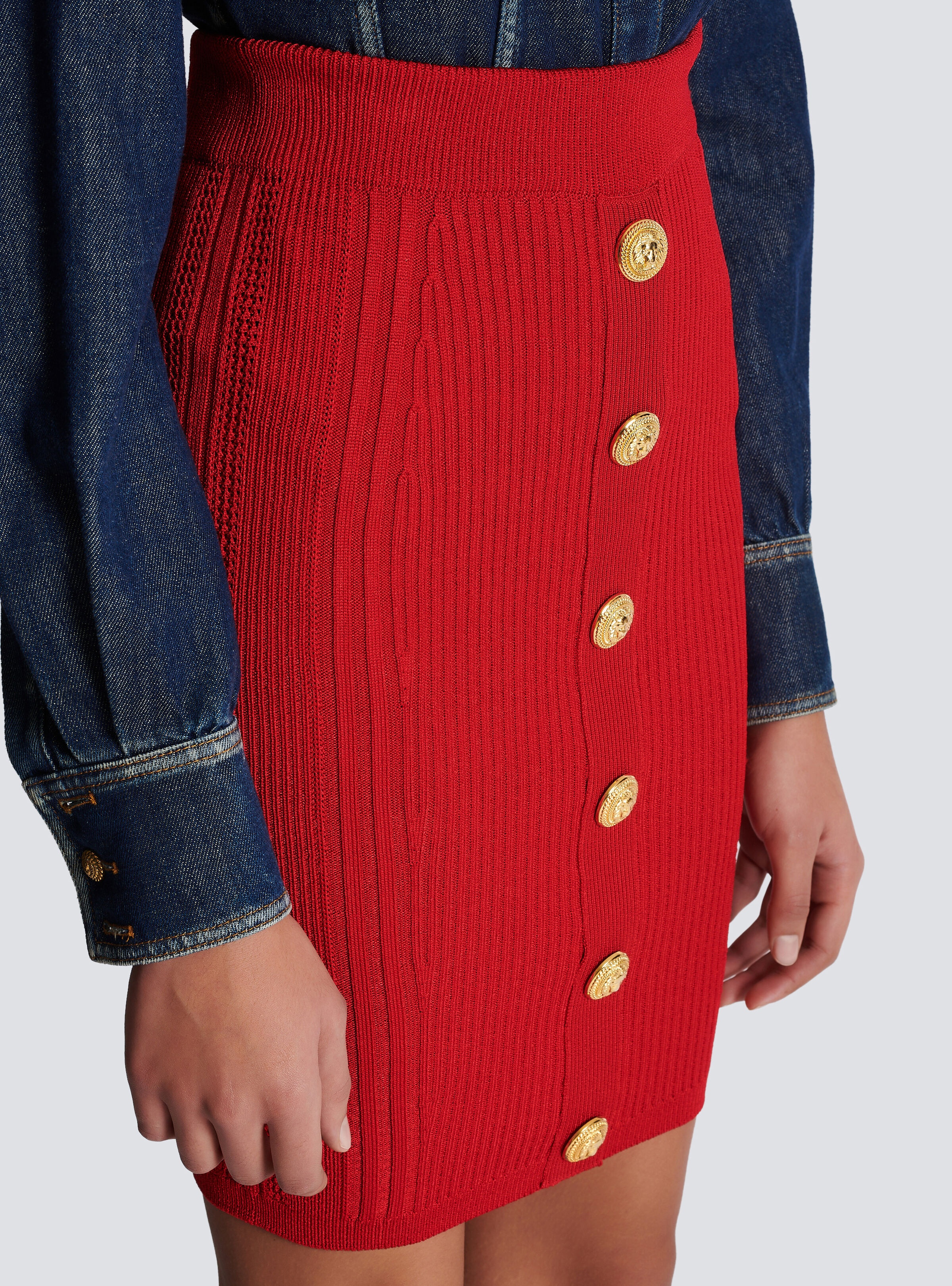 Knit pencil skirt - 6
