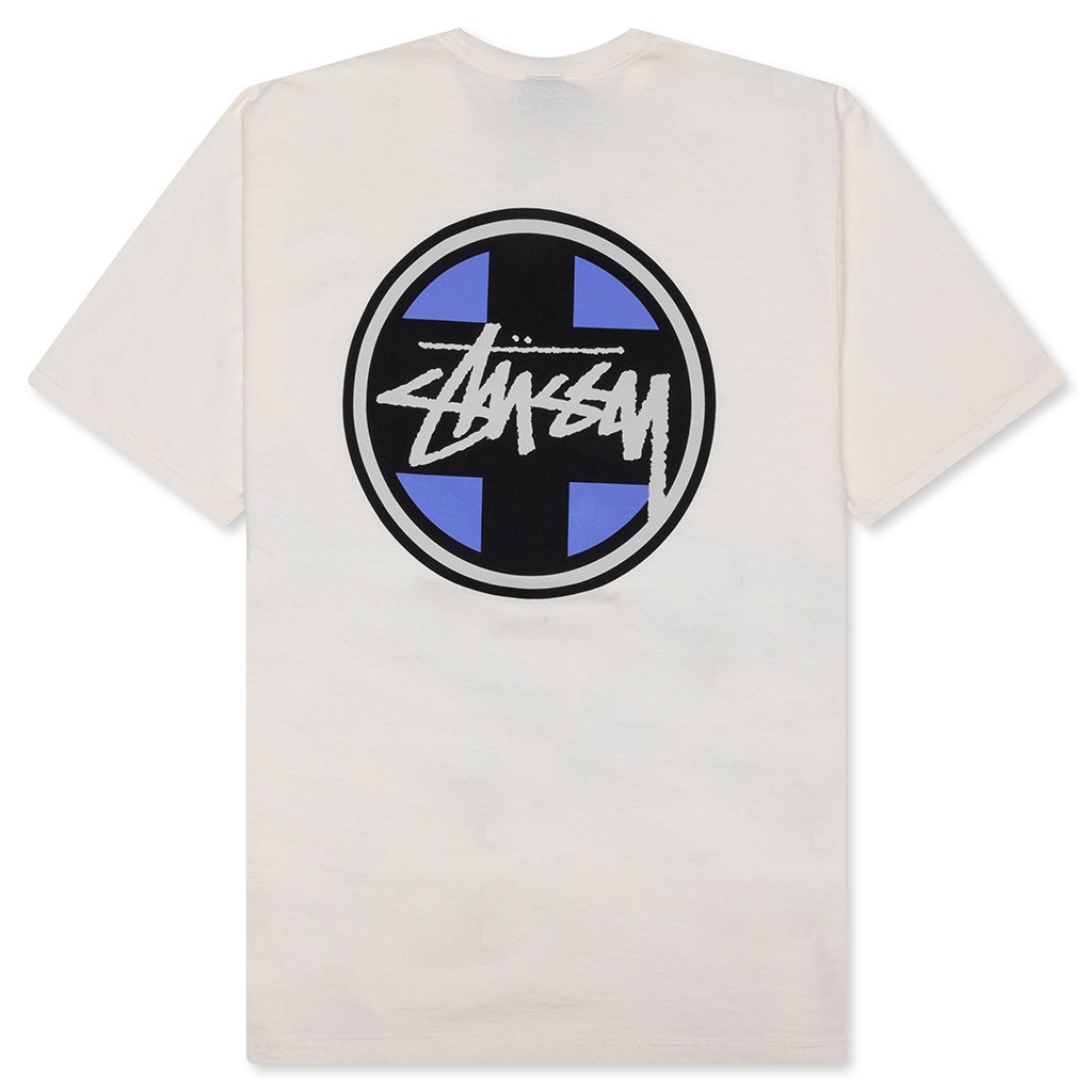 CROSS DOT PIGMENT DYED TEE - NATURAL - 2