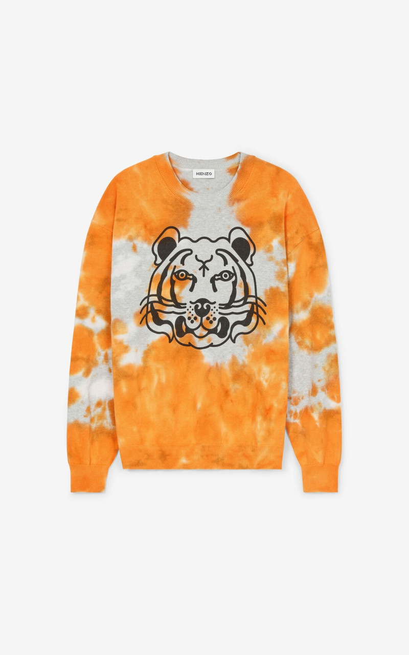 K-Tiger tie-dyed jumper - 1