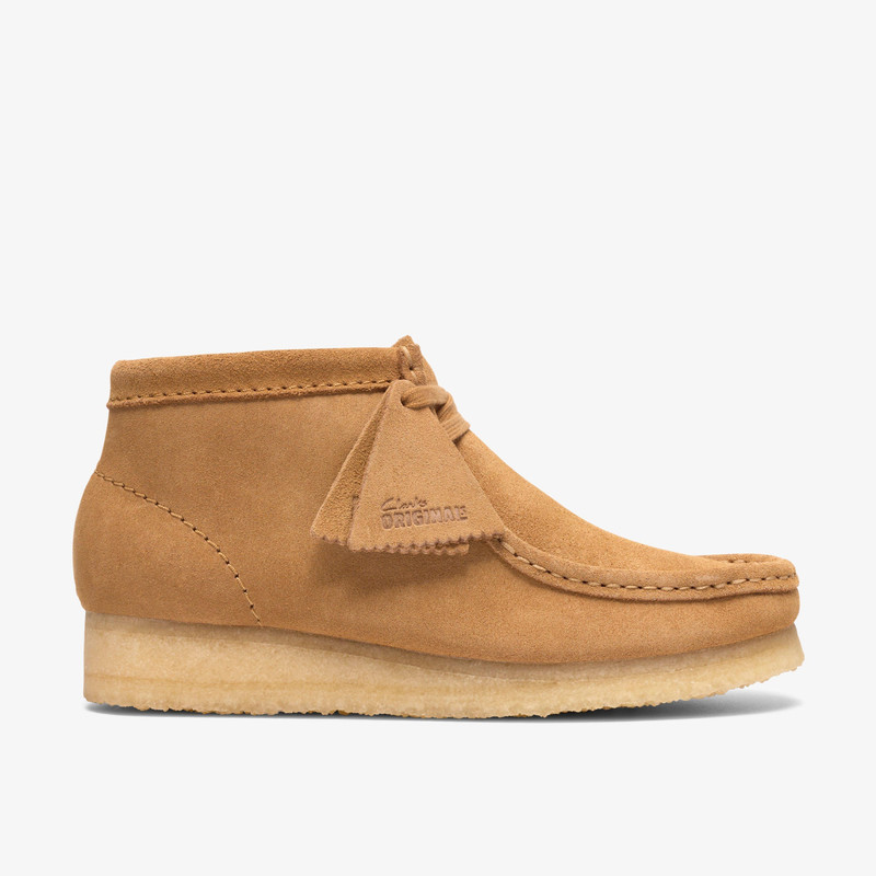 Wallabee Boot Tan Suede 1