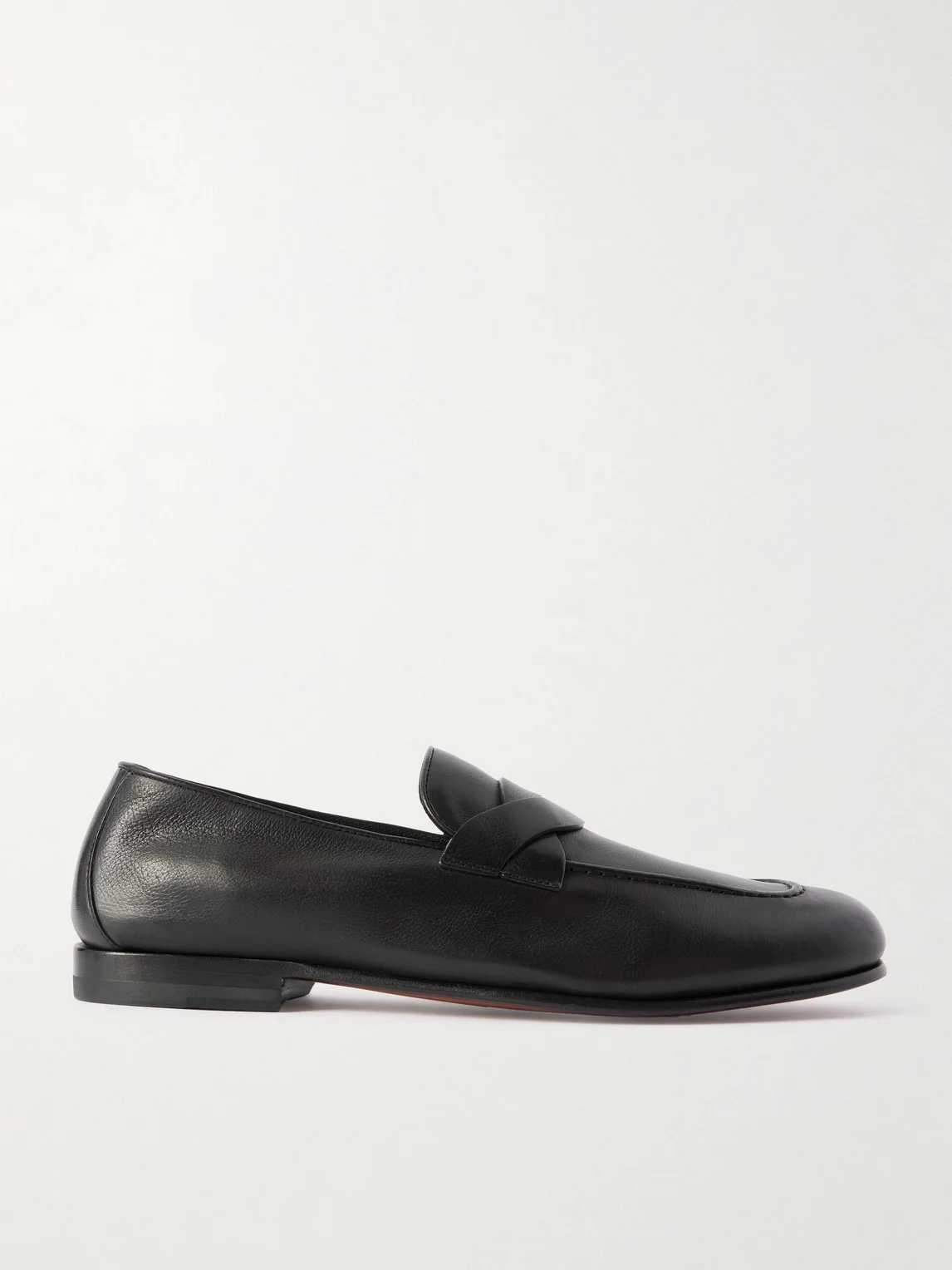 Gigi Full-Grain Leather Loafers - 1