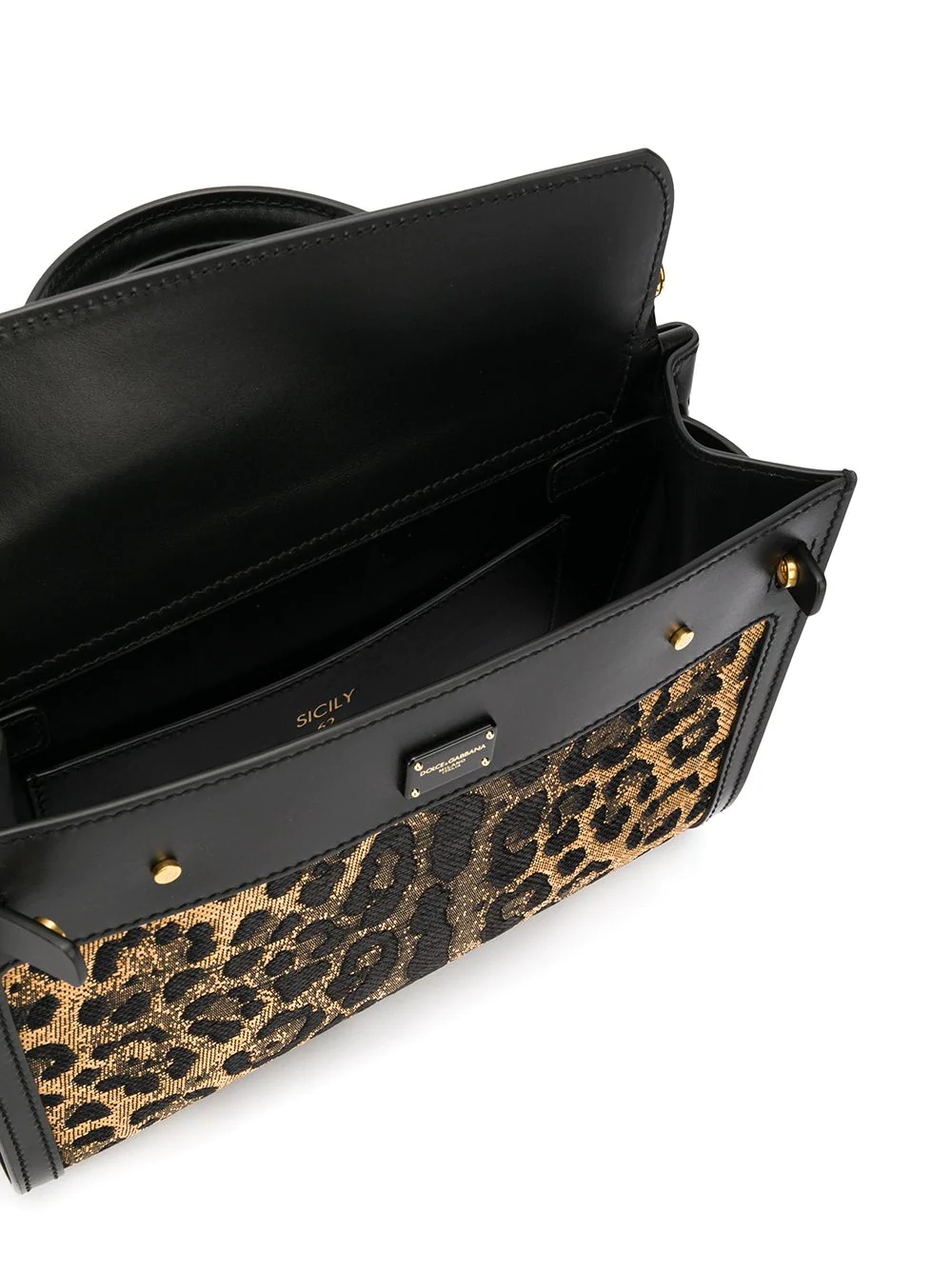 Sicily 62 leopard print tote bag - 5