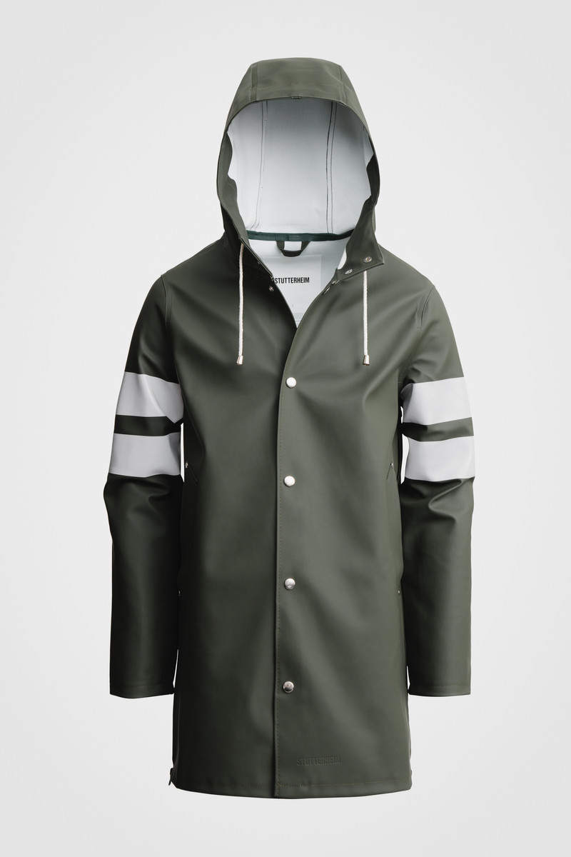 Stockholm Bike Raincoat Green 1