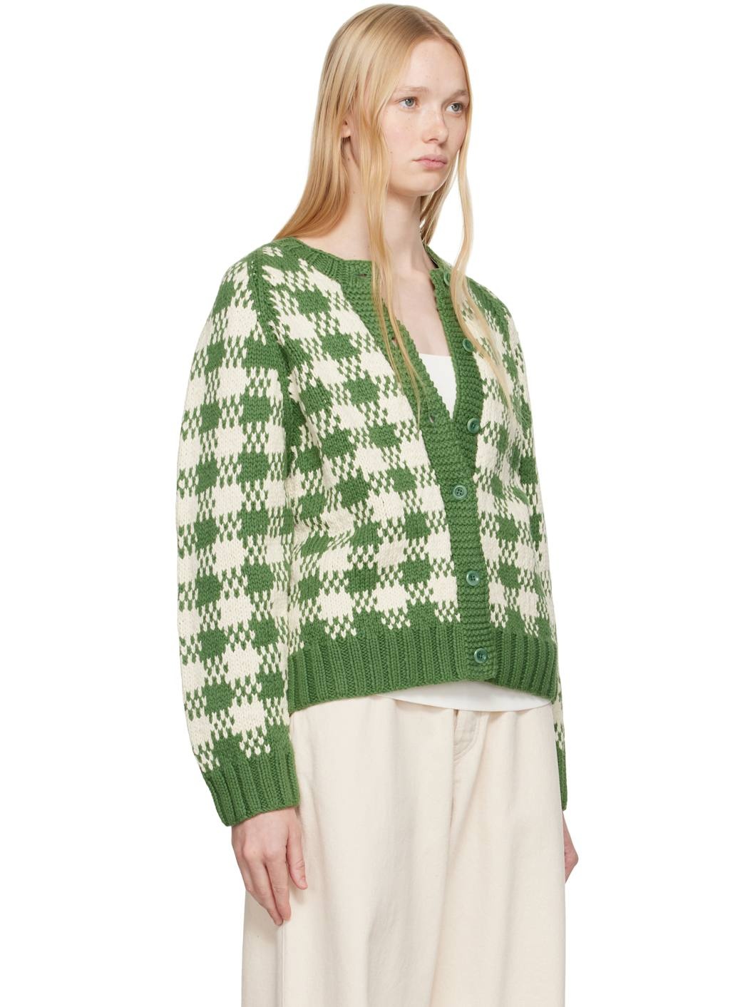 Green Atomic Cardigan - 2
