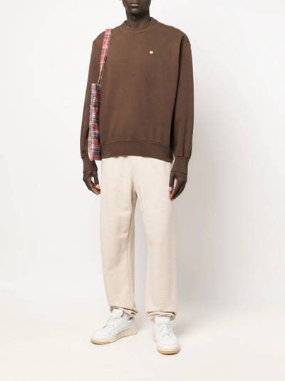 Acne Studios logo-patch sweatshirt outlook