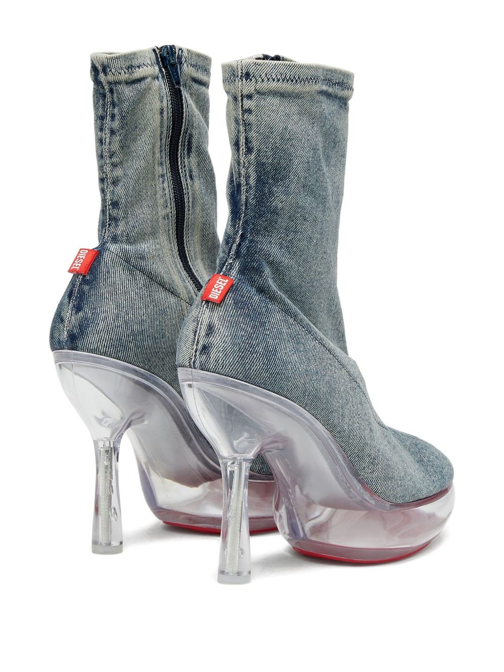 Lake denim platform boots - 5