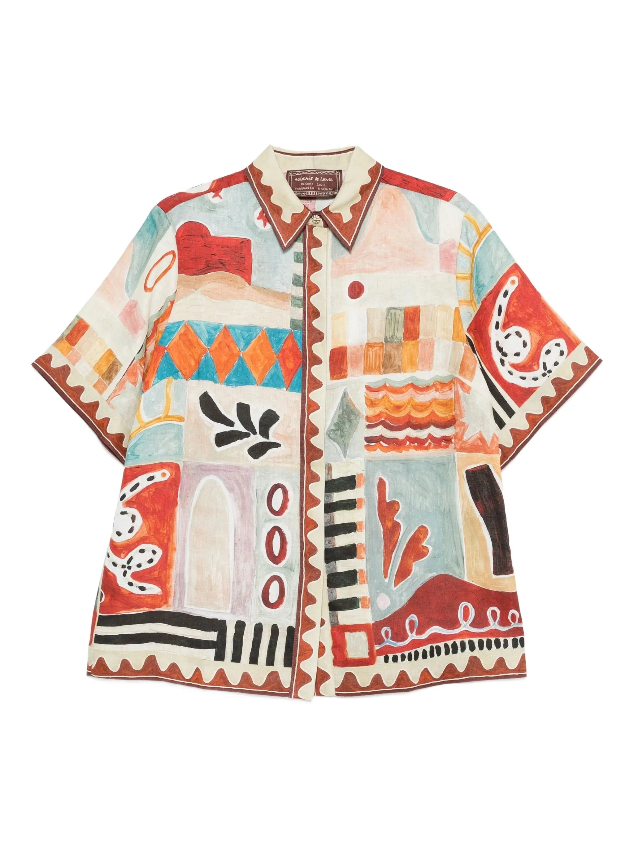 Alemais Michelle Abstract-print Shirt - 1