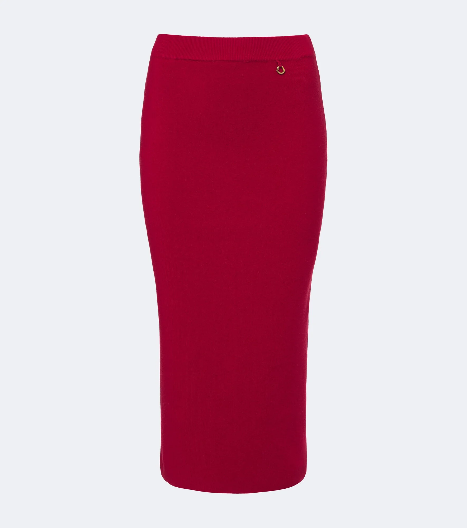 Wool and cashmere-blend midi skirt - 1