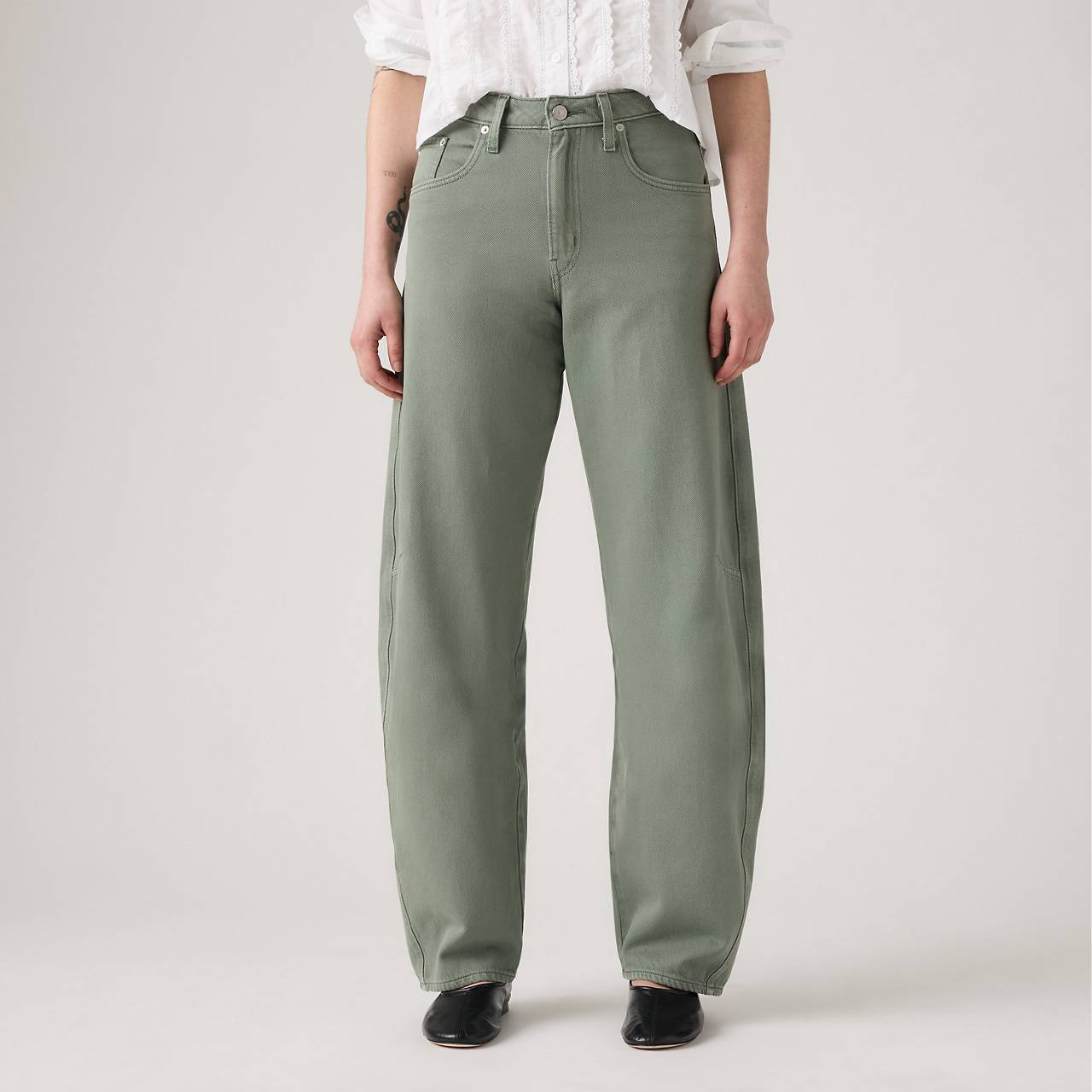 BAGGY DAD BARREL WOMEN'S JEANS - 4