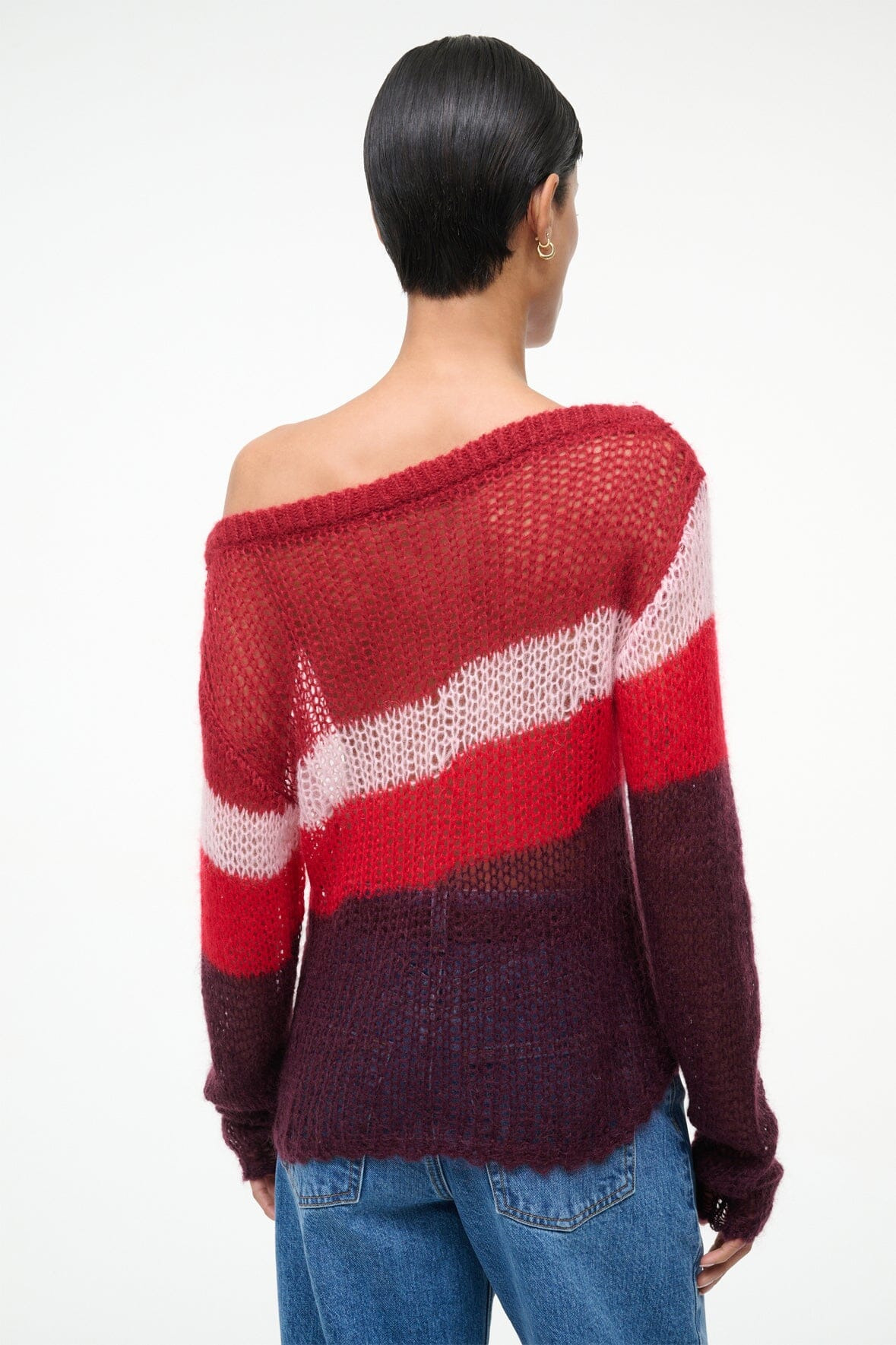 STAUD TESSA SWEATER SYRAH MULTI - 4