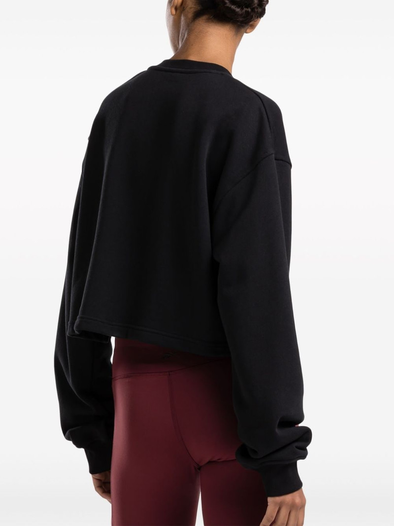 logo-embroidered V-neck sweatshirt 5