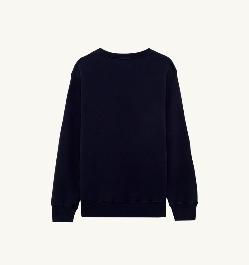 EMBROIDERED AUTRY LOGO CREWNECK SWEATSHIRT MAN 3