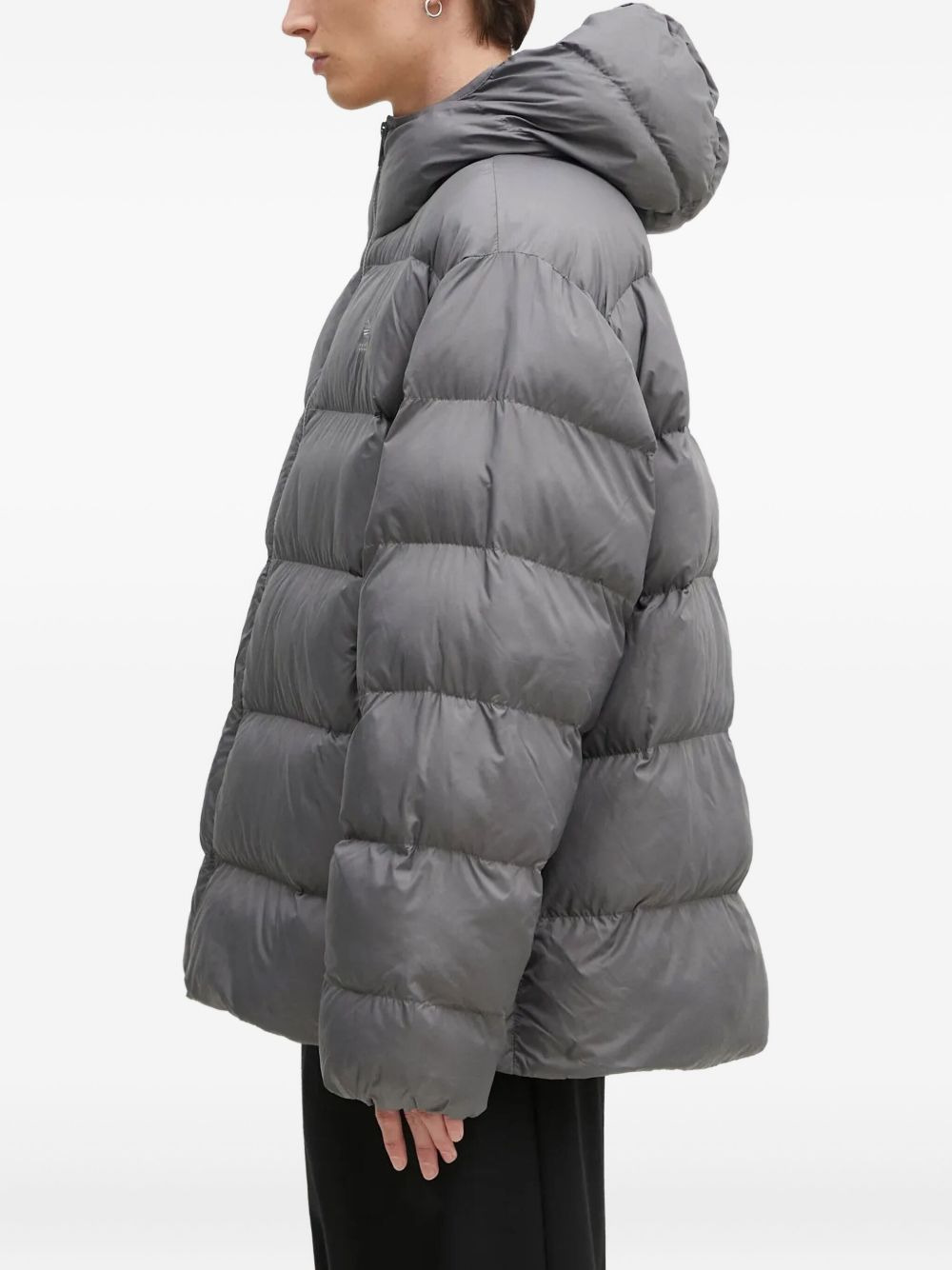 hooded-neck padded jacket - 2