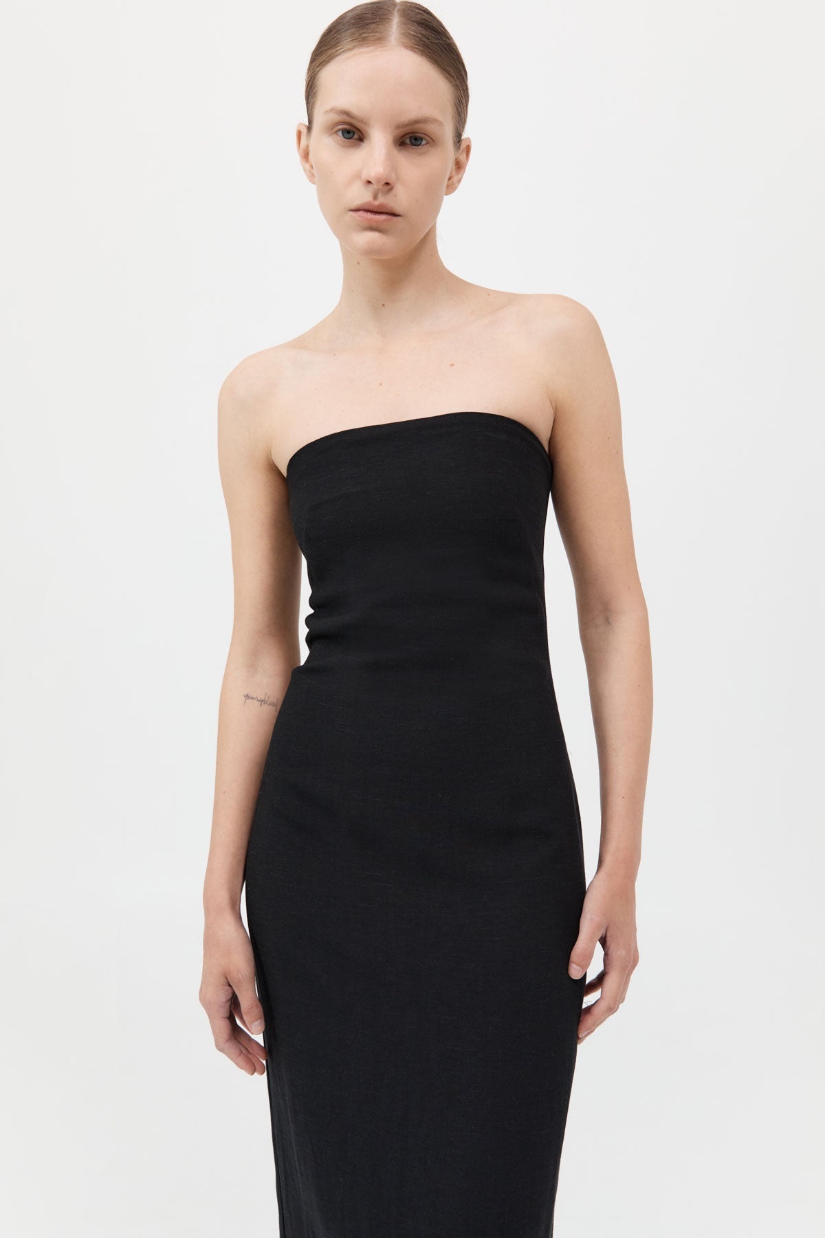 Column Dress - Black - 5