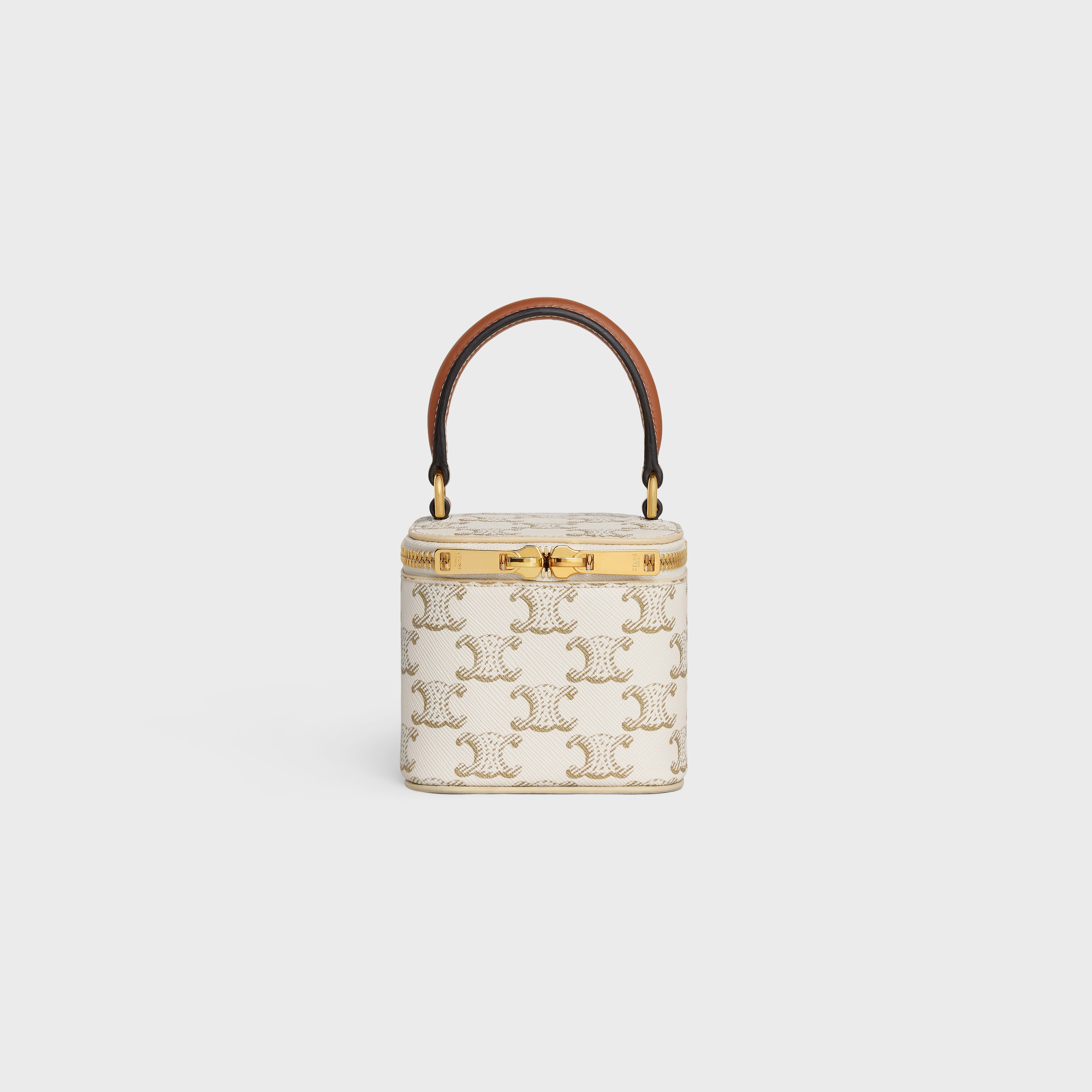 MINI VANITY CASE in Triomphe Canvas and Calfskin - 5