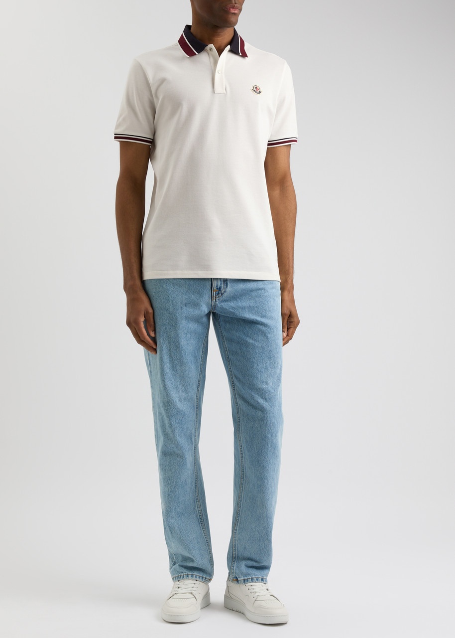 Moncler Piqué Cotton Polo Shirt - 4