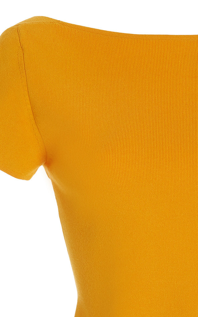 Matte Open-Back Top orange - 3