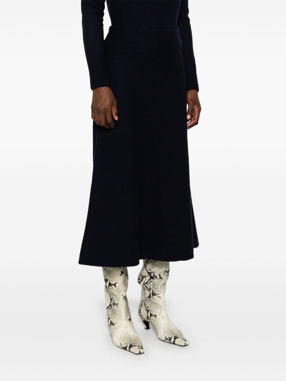 A-line midi skirt - 3