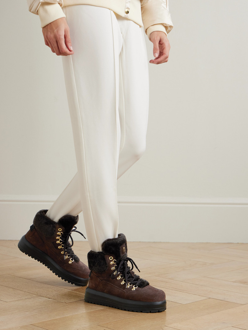 BOGNER Antwerp Shearling-lined Suede Ankle Boots outlook