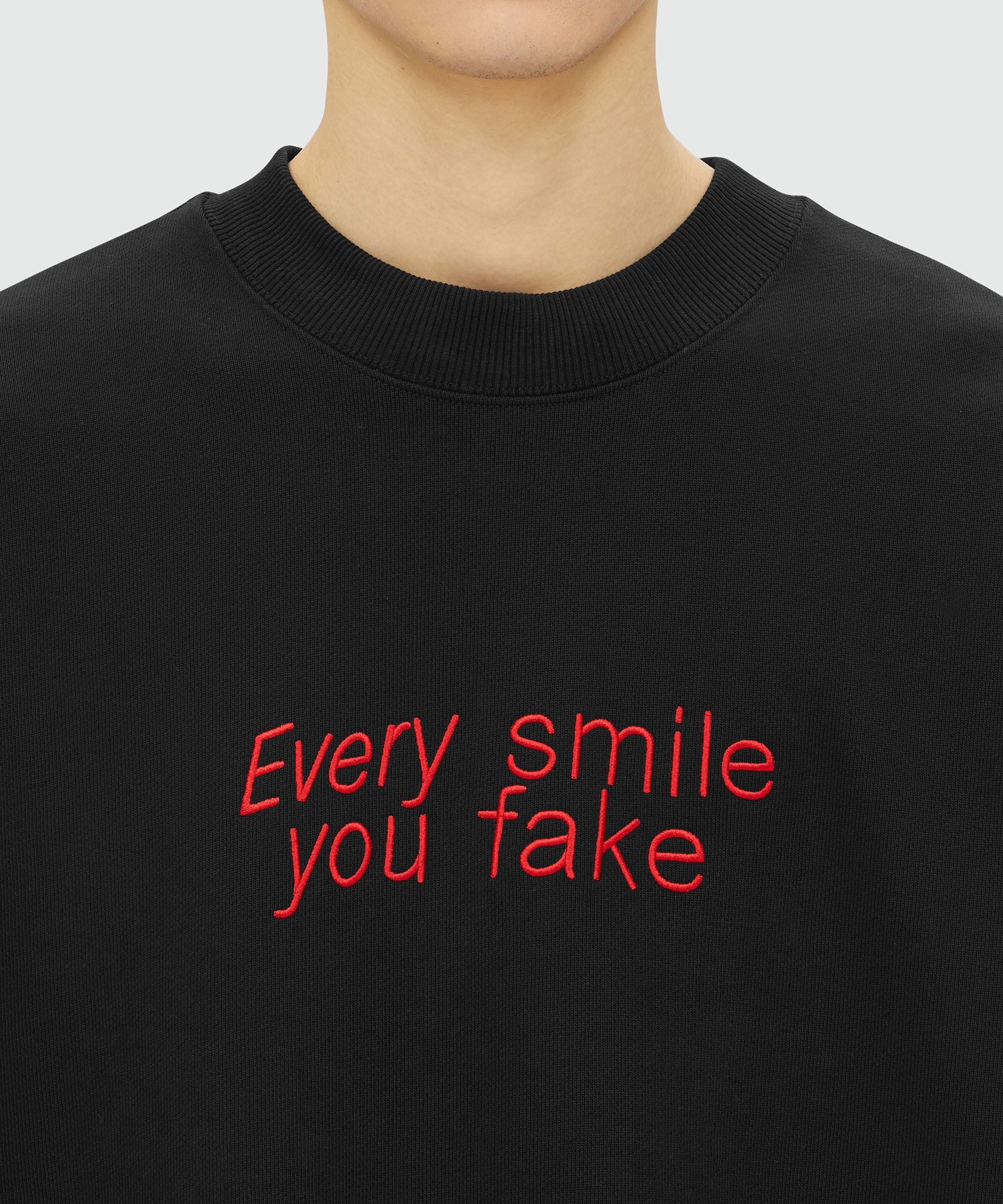 MSGM Jersey sweatshirt with embroidery | REVERSIBLE