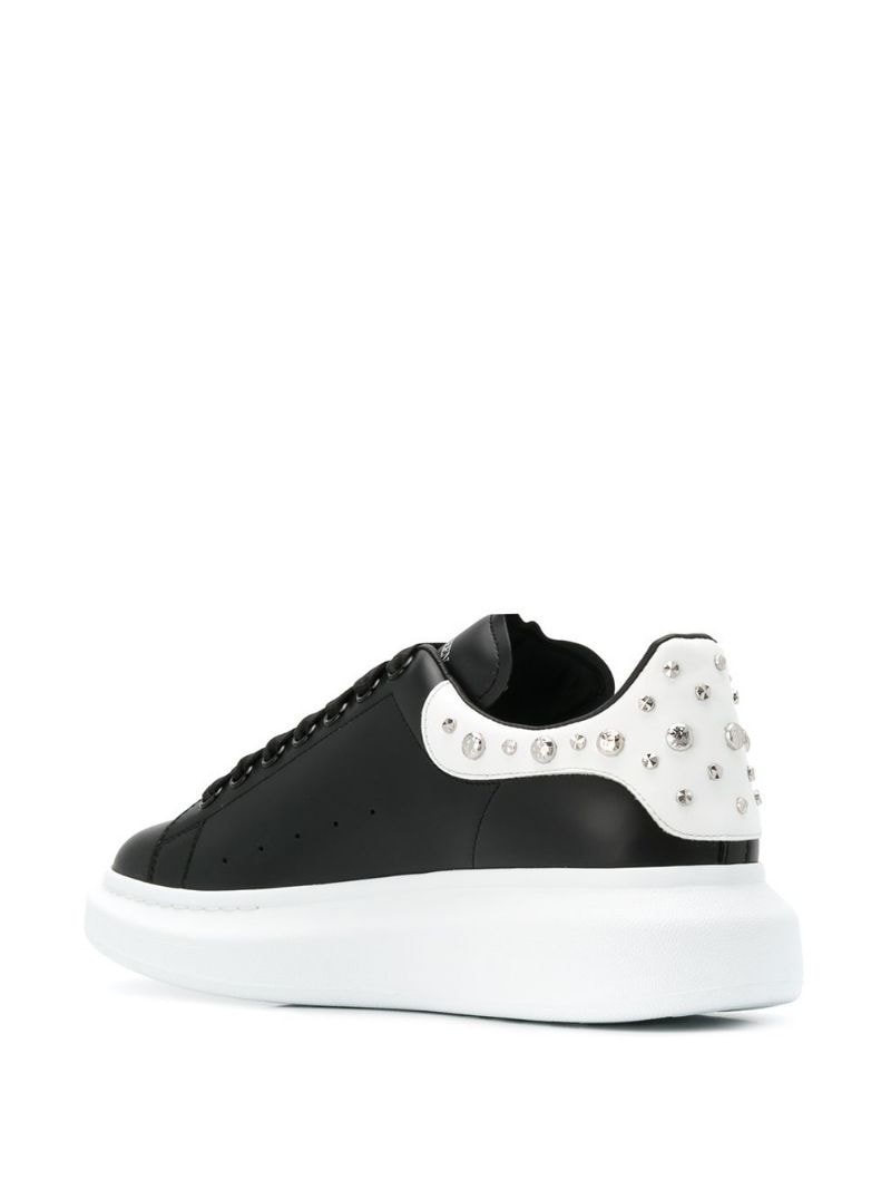crystal studded sneakers - 3