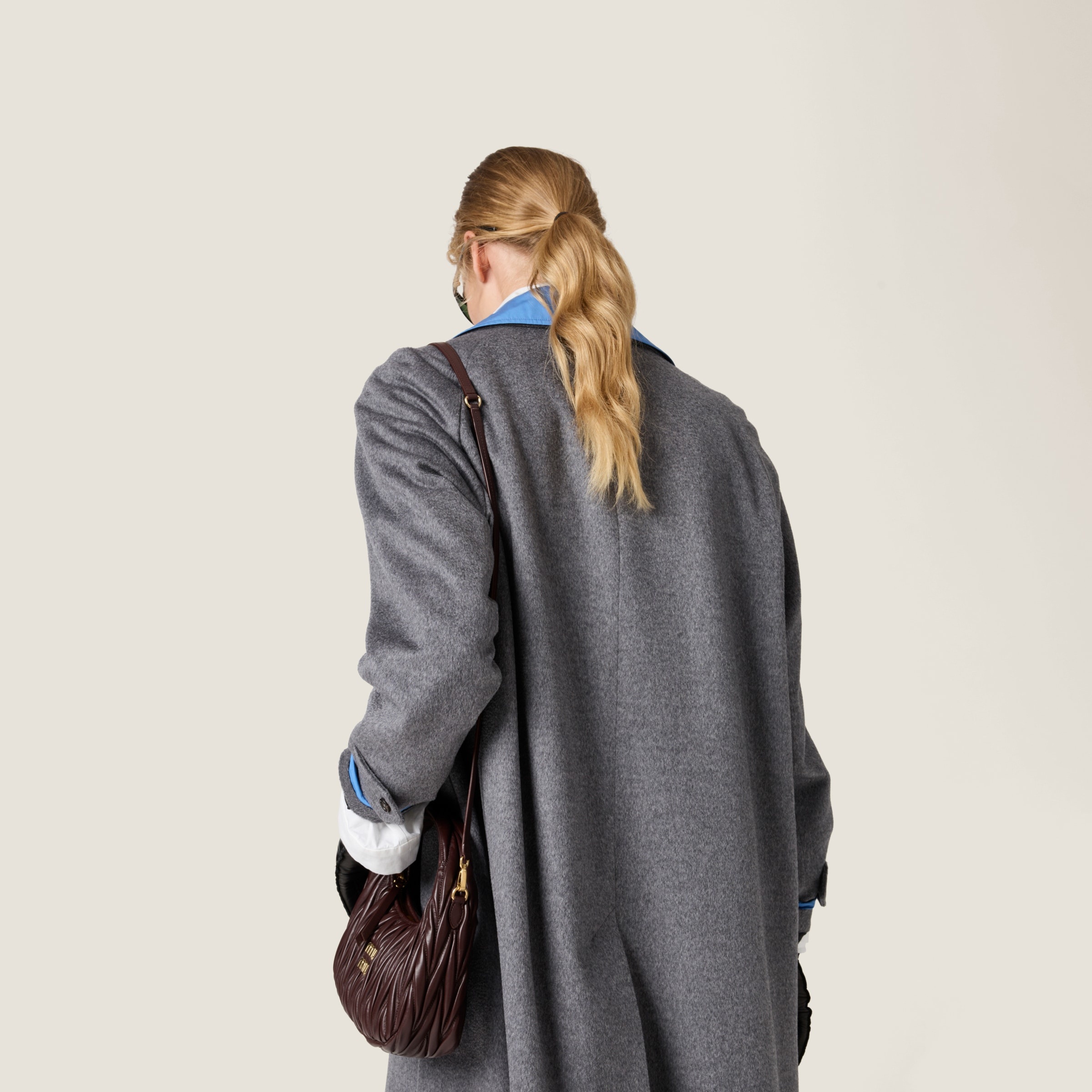 Wander matelassé nappa leather hobo bag - 8