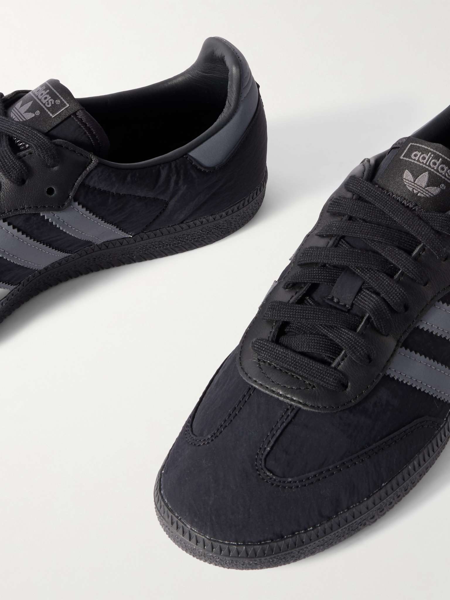 Samba OG Leather-Trimmed Shell Sneakers - 6