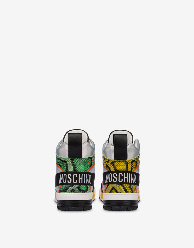 STREETBALL ASYMMETRICAL HIGH-TOP SNEAKERS 5