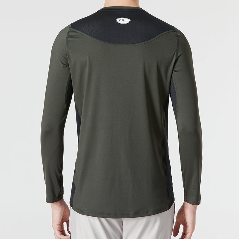 Under Armour HeatGear Vent Fitted Long Sleeve 'Green' 1370659-310 - 4